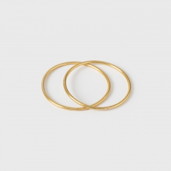 2 Goldleaf mantra armbanden;   EXTRA DUN, maat 1 momenteel helaas niet op voorraad