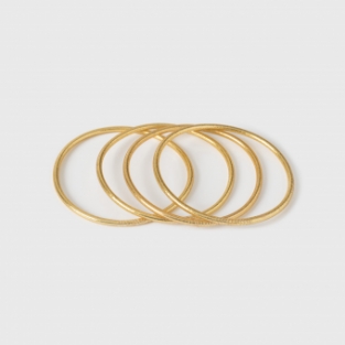 4 Goldleaf mantra armbanden;   EXTRA DUN.